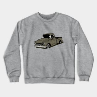 Gray 55 Chevy Truck Crewneck Sweatshirt